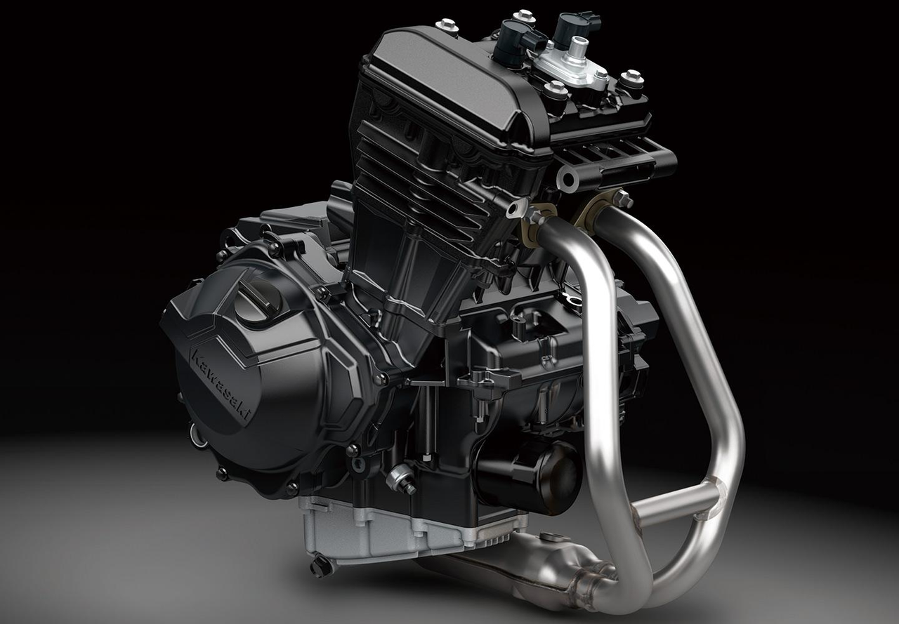 Motor bicilíndrico paralelo robusto e potente