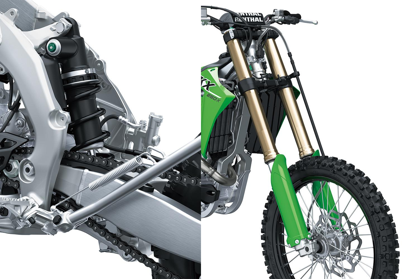 Suspensão pronta para corrida