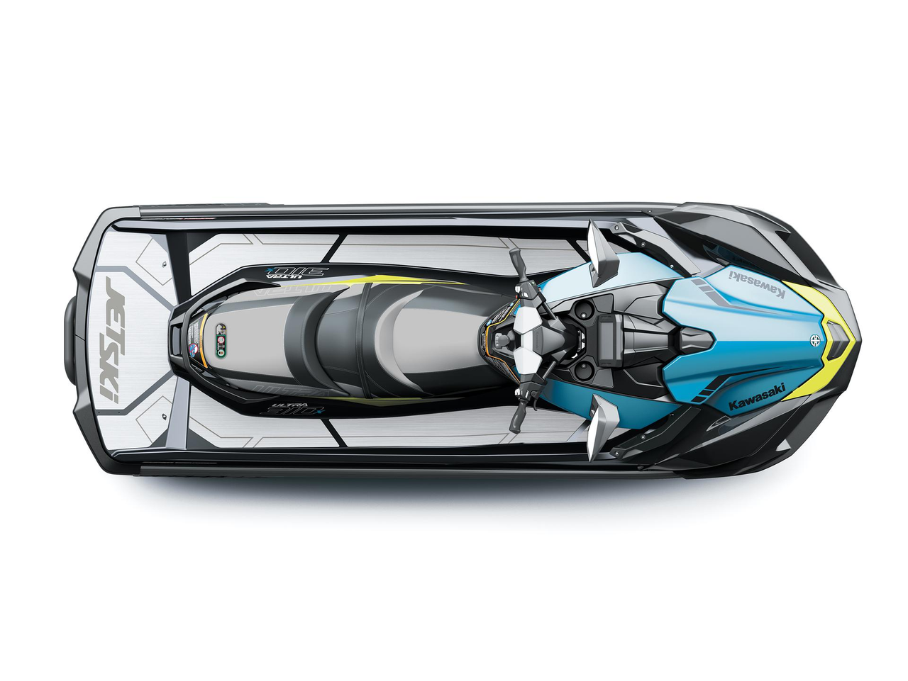 Espaçosos compartimentos para os pés