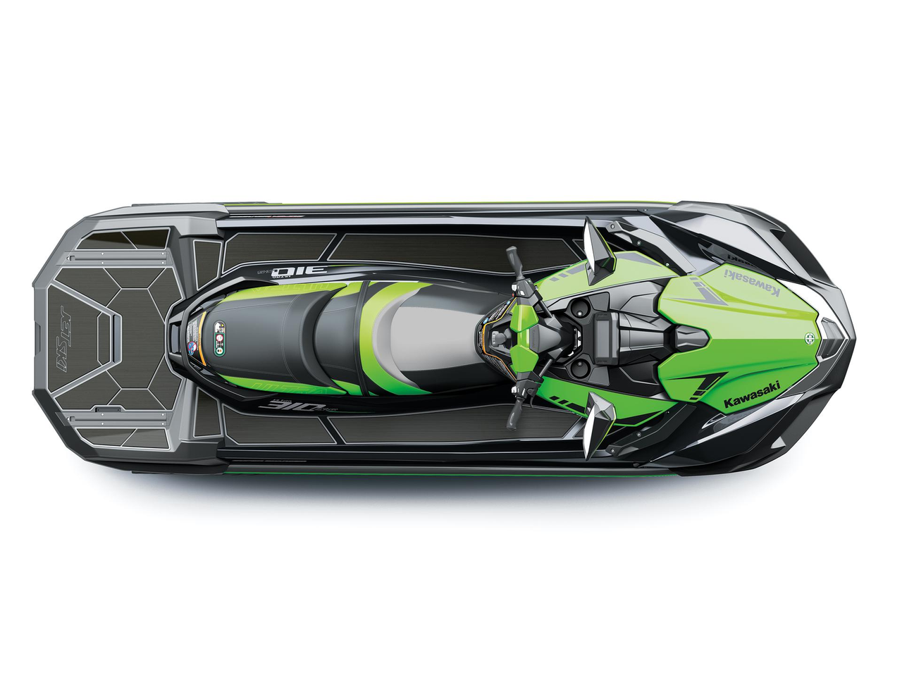 Espaçosos compartimentos para os pés