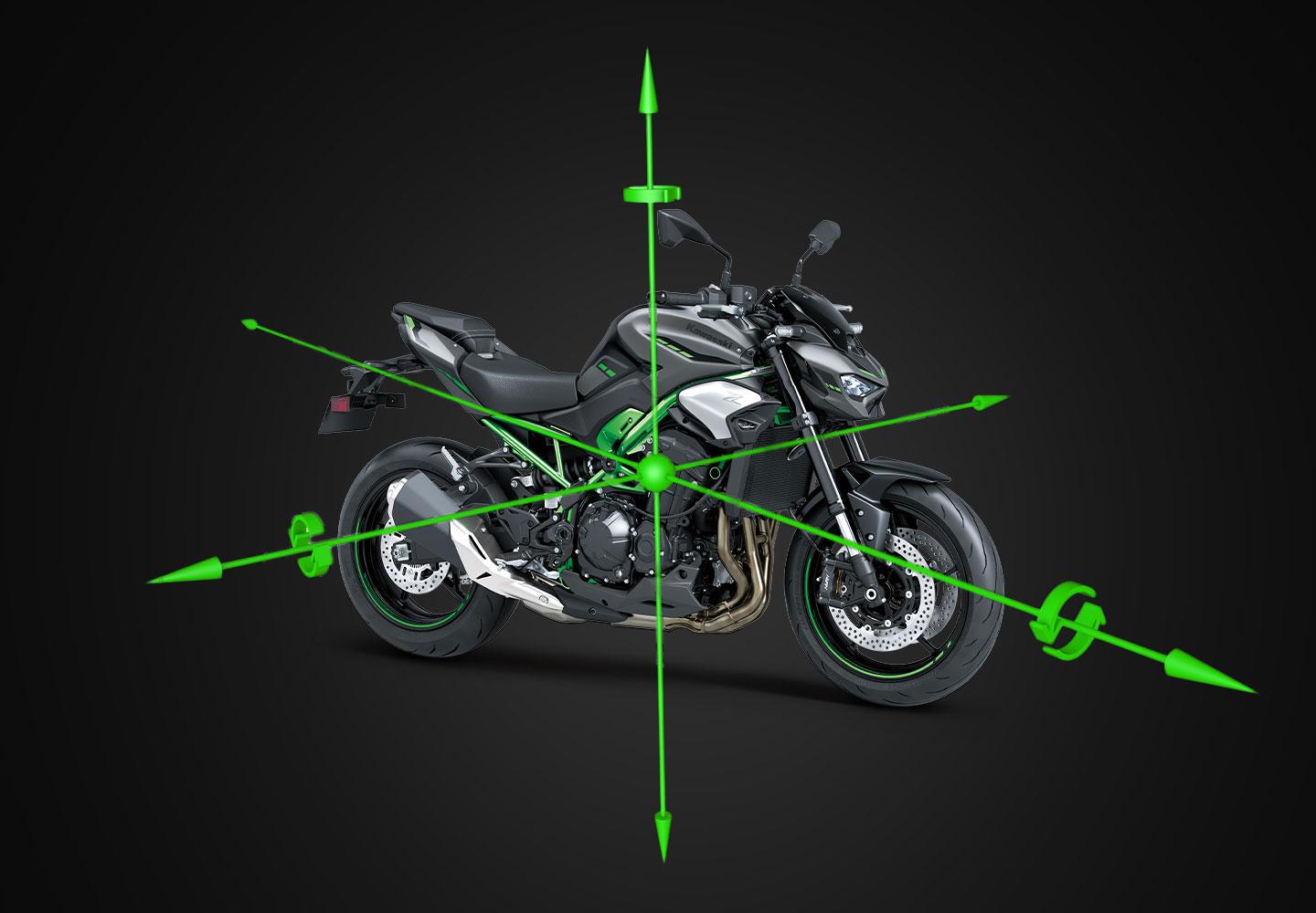 Função de gerenciamento de curvas da Kawasaki