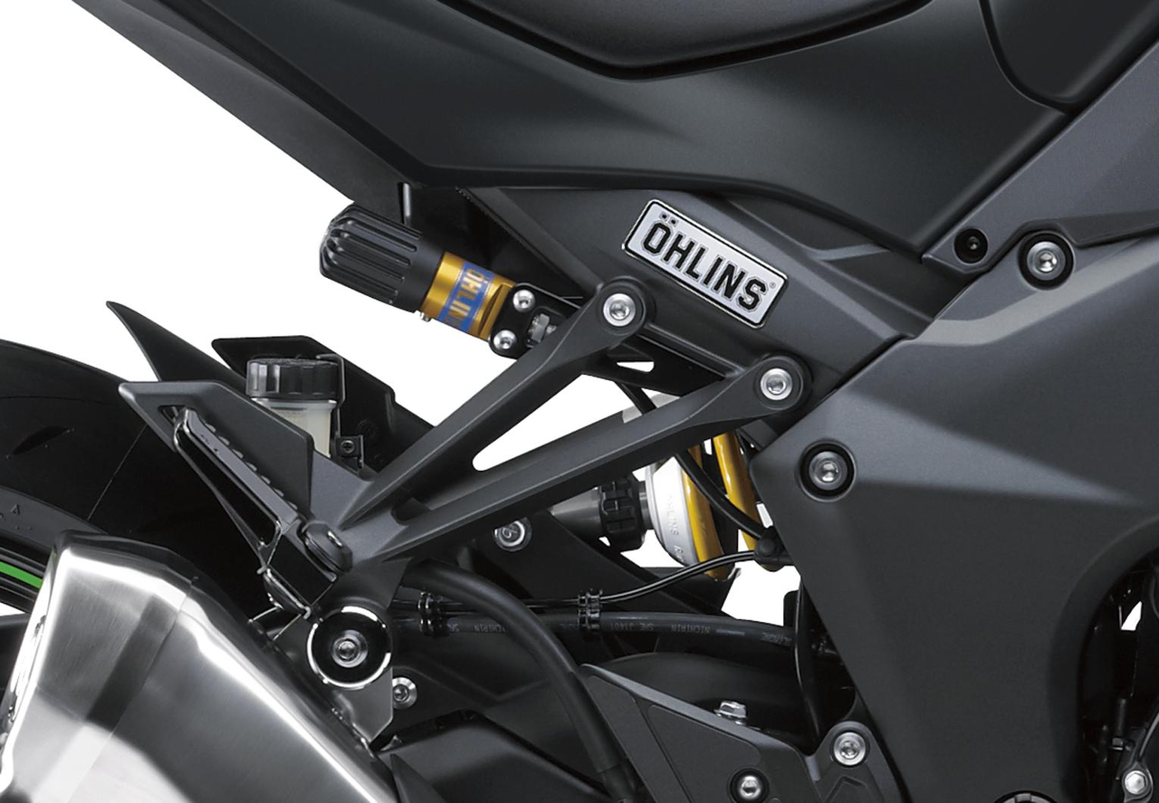 Amortecedor traseiro Öhlins com regulador remoto
