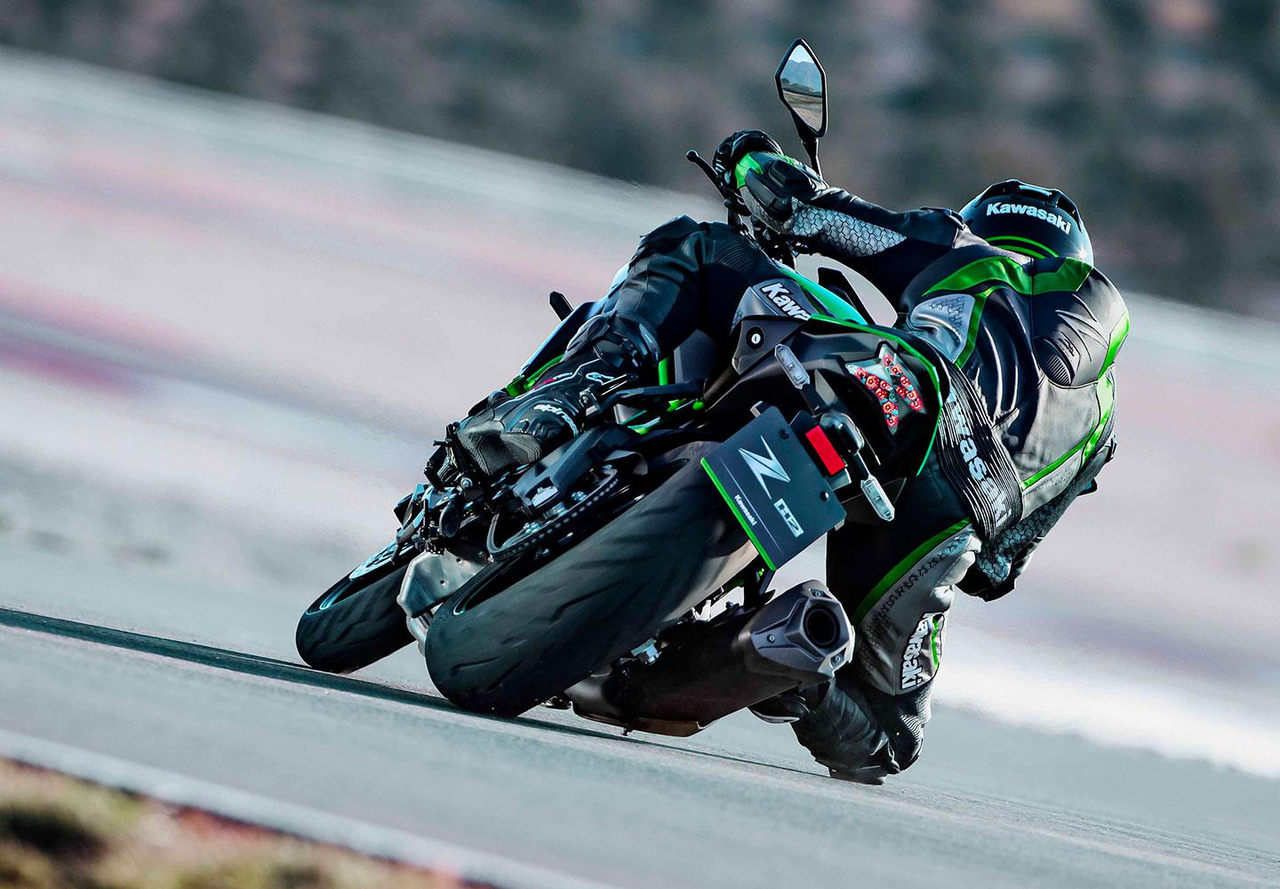 Função de gerenciamento de curvas da Kawasaki