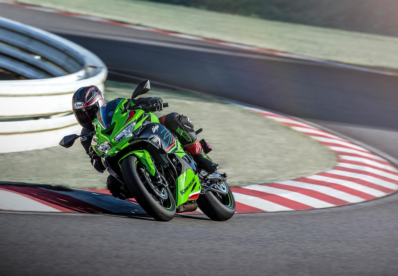 Controle de tração e modos de potência Kawasaki