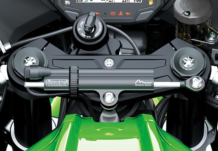 Amortecimento eletrônico de direção Öhlins