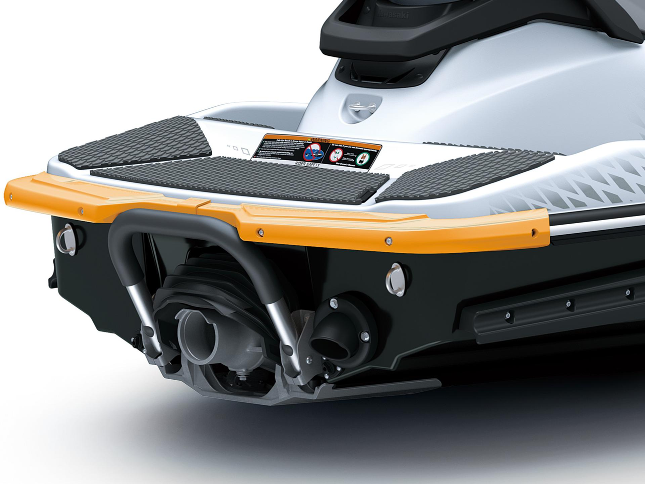 Plataforma traseira grande